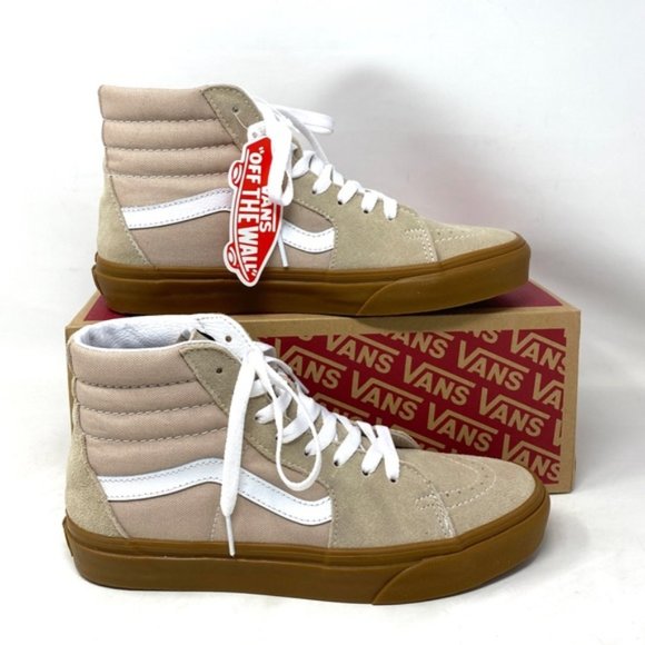 VANS Sk8-Hi Women Shoes Humus Gum Casual Sneakers Suede Canvas Skate VN0A38GEVS8 - Picture 5 of 7